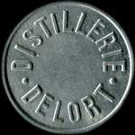 Jeton prime �mis par la Distillerie Delort � Saint-Flour (15100 - Cantal) - avers