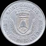 Jeton de 25 centimes 1920 �mis par le Syndicat du Commerce et de l'Industrie de Saint-Gaudens (31800 - Haute-Garonne) - avers