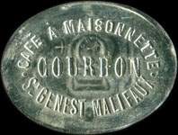Jeton de 12 &frac12; centimes �mis par le Caf� Marey � Saint-Hilaire � Saint-Genest-Malifaux (42660 - Loire) - avers