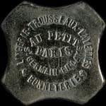 Jeton de 10 francs �mis par Au Petit Paris � Saint-Germain-en-Laye (78100 - Yvelines) - avers