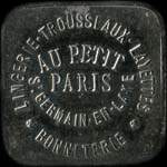 Jeton de 20 francs �mis par Au Petit Paris � Saint-Germain-en-Laye (78100 - Yvelines) - avers