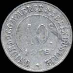 Jeton de 10 centimes 1918 �mis par l'Union du Commerce & de l'Industrie de Saint-Germain-en-Laye (78100 - Yvelines) - revers
