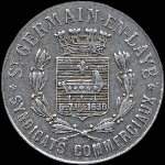 Jeton de 25 centimes 1918 �mis par l'Union du Commerce & de l'Industrie de Saint-Germain-en-Laye (78100 - Yvelines) - avers