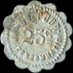 Jeton de 25 centimes �mis par le Caf� Marey � Saint-Hilaire � Saint-Hilaire-Cusson-la-Valmitte (42380 - Loire) - revers