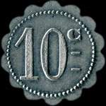 Jeton de n�cessit� de 10 centimes �mis par l'E.M.C.M. � Saint-Hippolyte-du-Fort (30170 - Gard) - revers