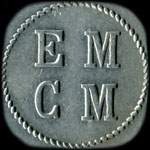 Jeton de nécessité de 25 centimes émis par l'E.M.C.M. à Saint-Hippolyte-du-Fort (30170 - Gard) - avers