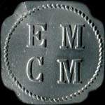 Jeton de nécessité de 50 centimes émis par l'E.M.C.M. à Saint-Hippolyte-du-Fort (30170 - Gard) - avers
