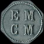 Jeton de nécessité de 1 franc émis par l'E.M.C.M. à Saint-Hippolyte-du-Fort (30170 - Gard) - avers
