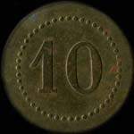 Jeton de 10 centimes �mis par la Cantine Carlier � Saint-L� (50000 - Manche) - revers