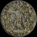 Jeton de 5 centimes �mis par l'U. M (Union Mara�ch�re) � Saint-Marcel (71380 - Sa�ne-et-Loire) - avers