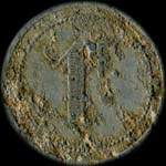 Jeton de 1 franc �mis par l'U. M (Union Mara�ch�re) � Saint-Marcel (71380 - Sa�ne-et-Loire) - revers