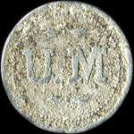 Jeton de 50 centimes �mis par l'U. M (Union Mara�ch�re) � Saint-Marcel (71380 - Sa�ne-et-Loire) - avers