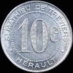 Jeton de 10 centimes �mis par la Maison Rigail � Saint-Mathieu-de-Tr�viers (34270 - H�rault) - revers