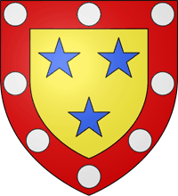 Blason de la ville de Saint-Maurice-en-Gourgois (42240 - Loire)
