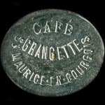 Jeton de 12 &frac12; centimes �mis par le Caf� Grangette � Saint-Maurice-en-Gourgois (42240 - Loire) - avers