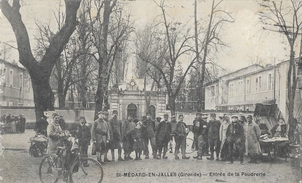 Saint-M�dard-en-Jalles (33160 - Gironde) - Entr�e de la Poudrerie