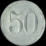 Jeton de 50 centimes �mis par la Ruche des Poudriers � Saint-M�dard-en-Jalles (33160 - Gironde) - revers