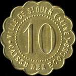 Jeton de 10 centimes émis par l'Epicerie parisienne H.Grangette à Saint-Ouen-sur-Seine (93400 - Seine-Saint-Denis) - avers