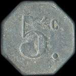 Jeton de 5 centimes �mis par La Ruche de Saint-Ouen � Saint-Ouen-sur-Seine (93400 - Seine-Saint-Denis) - revers