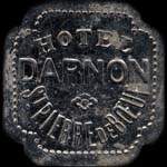Jeton de 12 1/2 centimes �mis par l'H�tel Darnon - Saint-Pierre-de-Boeuf (42520 - Loire) - avers
