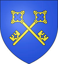 Blason de la ville de Saint-Pierre-Sur-Dives (14170 - Calvados)