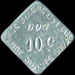 Jeton de 10 centimes émis par l'Union Commerciale et Industrielle - Livarot à Saint-Pierre-Sur-Dives (14170 - Calvados) - avers