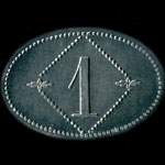 Jeton de 1 kg �mis par La Fourmi � Saint-Saulve (59880 - Nord) - revers