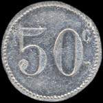 Jeton de 50 centimes �mis par l'Ar�onnerie Fran�aise (Tarn) � Saint-Sulpice (81370 - Tarn) - revers