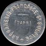 Jeton de 2 francs �mis par l'Ar�onnerie Fran�aise (Tarn) � Saint-Sulpice (81370 - Tarn) - avers