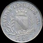 Jeton de 10 centimes 1922 �mis par F.C.I.M. 260e section � Salins-les-Bains (39110 - Jura) - avers