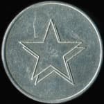 Jeton de 0,5 franc �mis par le Fort-St-Andr� � Salins-les-Bains (39110 - Jura) - revers