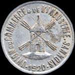 Jeton de 5 centimes 1920 �mis par l'Union du Commerce & de l'Industrie de Sannois (95110 - Val-d'Oise) - avers