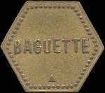 Jeton de Baguette �mis par la Coop�rative de Saulnes (54650 - Meurthe-et-Moselle) - revers
