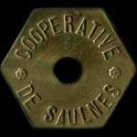 Jeton de Fl�te trou� �mis par la Coop�rative de Saulnes (54650 - Meurthe-et-Moselle) - avers