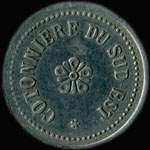 Jeton de 10 centimes �mis par la Cotonni�re du Sud-Est � Savines-le-Lac (05160 - Hautes-Alpes) - avers