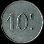 Jeton de 10 centimes 1922 - 1927 �mis par la Coop�rative l'Abeille � Septfonds (82240 - Tarn-et-Garonne) - revers