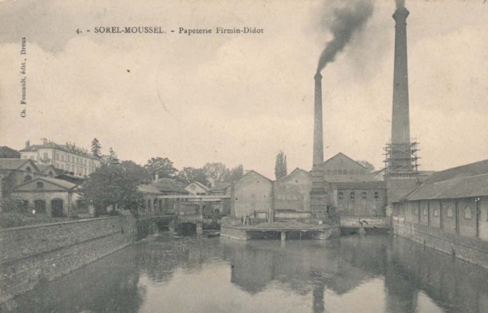 Sorel-Moussel (28260 - Eure-et-Loir) - Papeterie Firmin-Didot