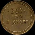 Jeton Brasserie Kronenbourg - Bon pour 1 chope - Strasbourg (67000 - Bas-Rhin) - revers