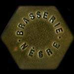 Jeton Brasserie Nègre - 25 centimes - Strasbourg (67000 - Bas-Rhin) - avers