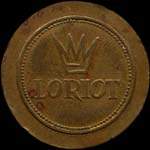 Jeton Loriot - Bon pour 1 repas - Strasbourg (67000 - Bas-Rhin) - avers