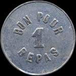 Jeton UGMA - Etablissements Ungemach - Bon pour 1 repas - Strasbourg (67000 - Bas-Rhin) - revers