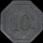 Jeton de 10 centimes �mis par G.C.B.N. A.Castanet - Tarascon (13150 - Bouches-du-Rh�ne) - revers