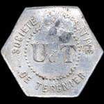 Jeton Soci�t� Cooop�rative de Tergnier - Union des Travailleurs - 2 kg (de pain) - Tergnier (02700 - Aisne) - avers