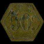Jeton de 50 centimes �mis par le Grand Caf� Durand � Toulouse (31000 - Haute-Garonne) - avers