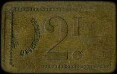 Jeton de 2 francs �mis par le Grand Caf� Durand � Toulouse (31000 - Haute-Garonne) - avers