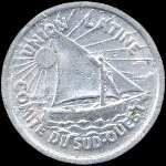 Jeton de 10 centimes 1922 - 1933 (avec triangle au revers) �mis par l'Union Latine - Comit� du Sud-Ouest � Toulouse (31000 - Haute-Garonne) - avers