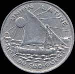 Jeton de 25 centimes 1922 - 1930 �mis par l'Union Latine - Comit� du Sud-Ouest � Toulouse (31000 - Haute-Garonne) - avers