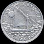 Jeton de 25 centimes 1922 - 1933 �mis par l'Union Latine - Comit� du Sud-Ouest � Toulouse (31000 - Haute-Garonne) - avers