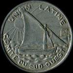 Jeton de 25 centimes 1922 - 1927 �mis par l'Union Latine - Comit� du Sud-Ouest � Toulouse (31000 - Haute-Garonne) - avers