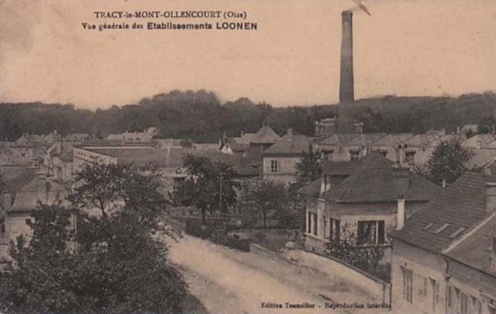 Tracy-le-Mont (60170 - Oise) - Vue g�n�rale des �tablissements Loonen